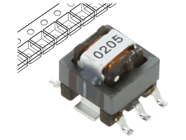 Transformer: measuring; 2mH; Trans: 1: 100 Transformer: measuring; 2mH; Trans: 1: 100